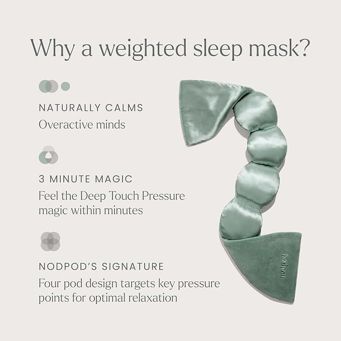 Nodpod Gentle Pressure Silk Sleep Mask | Patented Light Blocking Design - Image 3