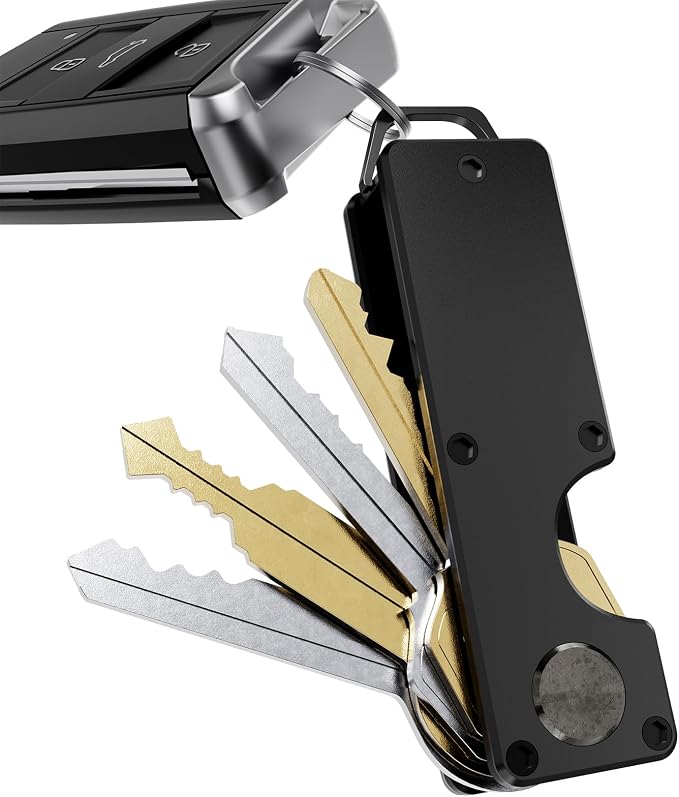 Key Organizer Compact Key Holder Metal Key Chain Minimalist key case key holder - Image 5