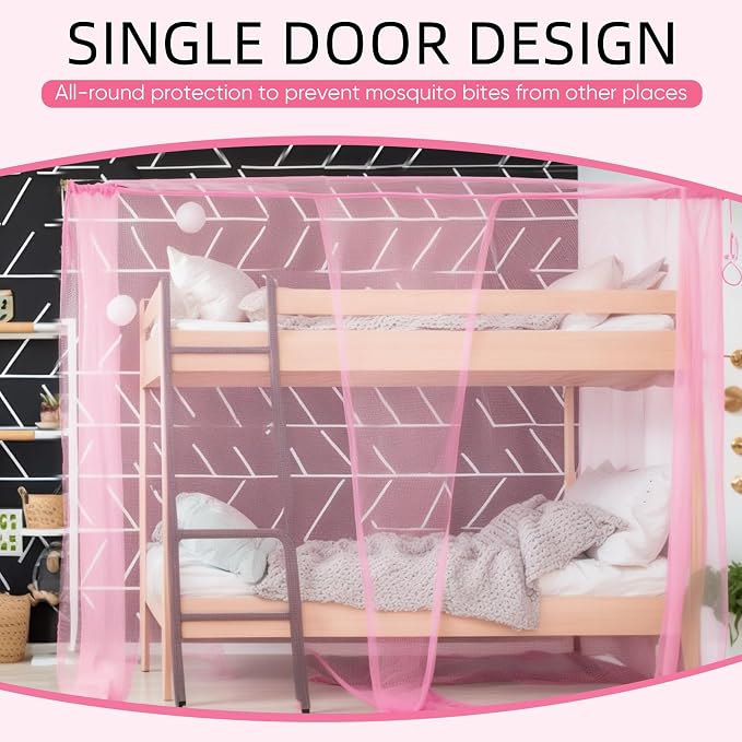 4 Corners Mosquito Net for Mosquiteros para Camas Bed Canopies Netting Bed - Image 6
