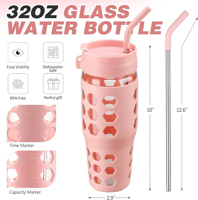MUKOKO 32 oz Glass Tumbler - Image 2