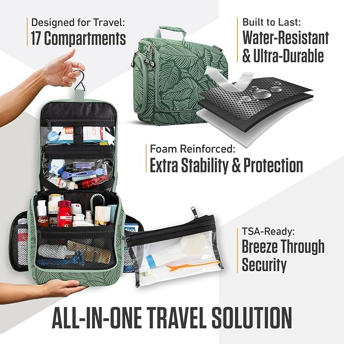 VENTURE 4TH Hanging Travel Toiletry Bag - Image 5