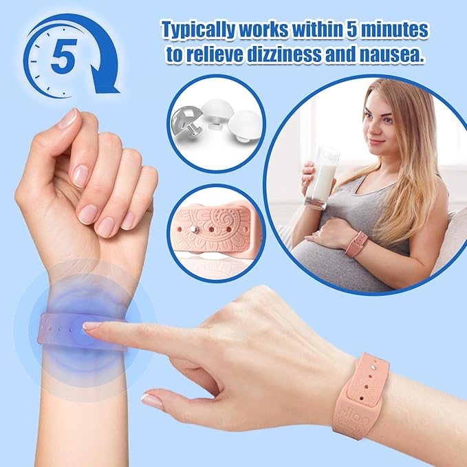 Hion Motion Sickness Bracelets Sea Sickness Wristbands - Image 6