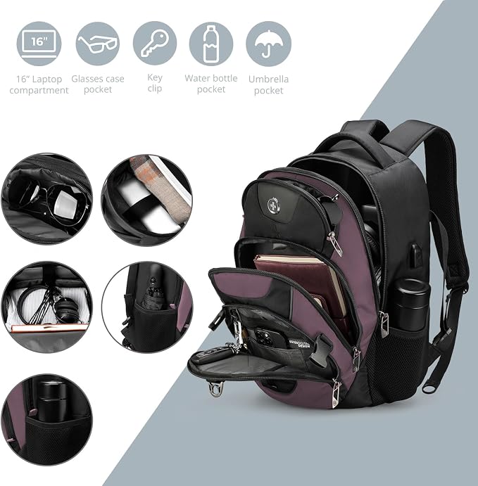 Swissdigital Design Laptop Backpack - Image 3