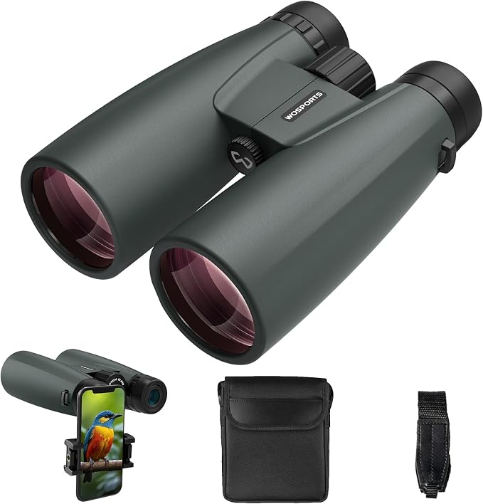 WOSPORTS 15x50 Binoculars for Adults High Powered by WOSPORTS