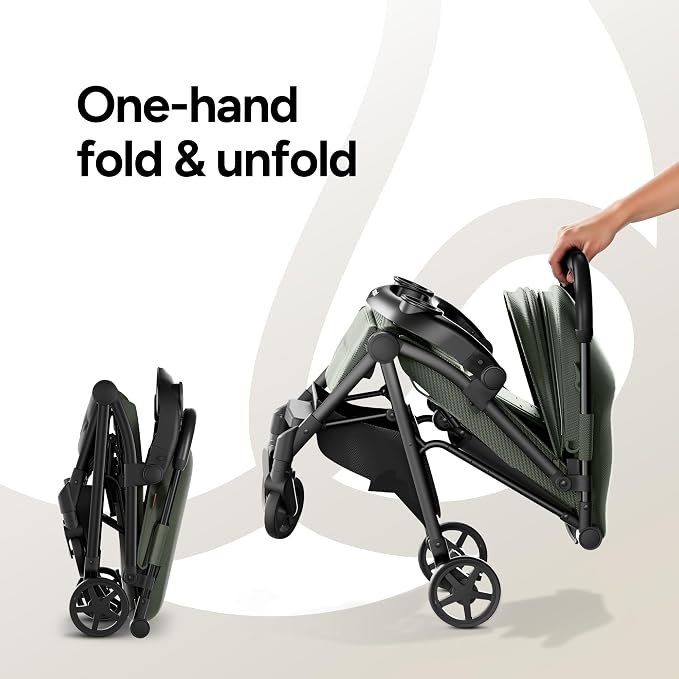 Mompush Lithe V2 Lightweight Travel Stroller, Compact Foldable Baby Stroller - Image 5