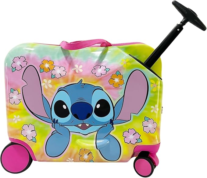 Fast Forward 18" Lilo And Stitch Kids Ride on Luggage-HardShell Rolling Travel by FASTFORWARD