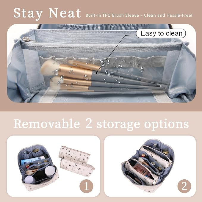 BOYATU Travel Makeup Bag Cosmetic Bags - Image 5