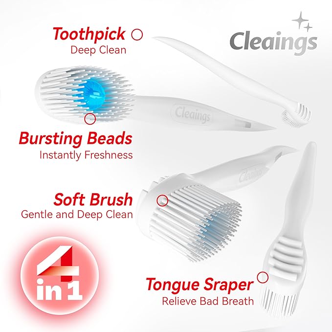cleaings® Mini Disposable Toothbrush Set - Image 7