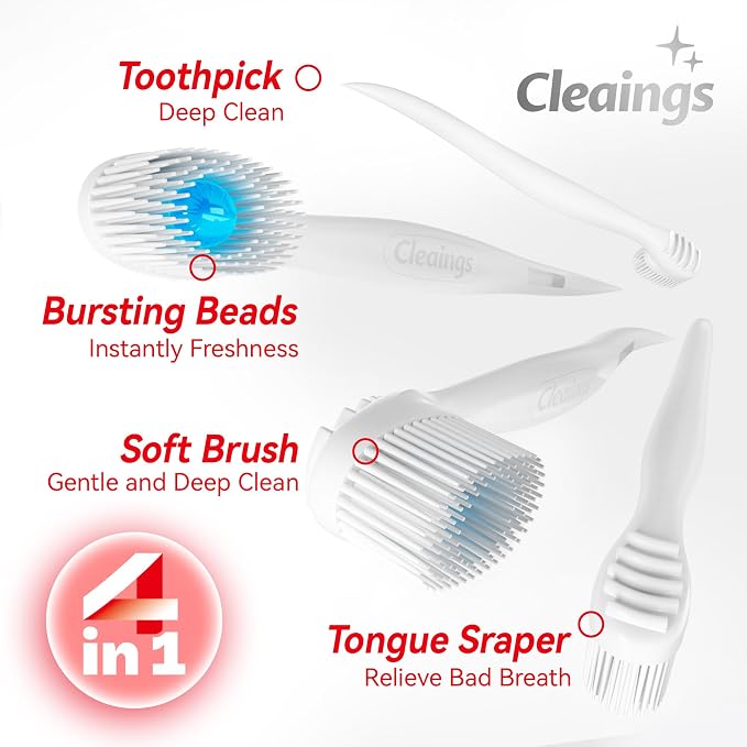 cleaings® Mini Disposable Toothbrush Set - Image 7