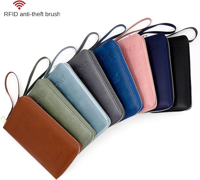 Rowgins Rfid Blocking Passport Holder Wallet, Rowgins Rfid Passport Holder - Image 3