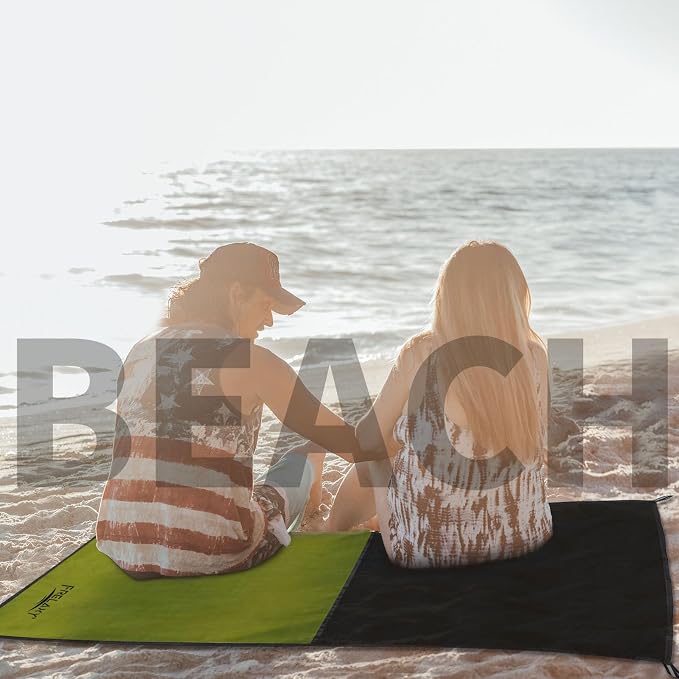 Frelaxy Pocket Picnic Blanket, Waterproof Sandproof Beach Mat, Compact Camping - Image 6