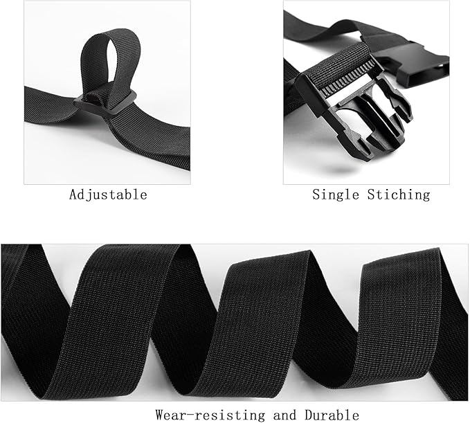 4Pcs Luggage Straps for Suitcase Travel Accessories TSA Approved, 80In Long - Image 2