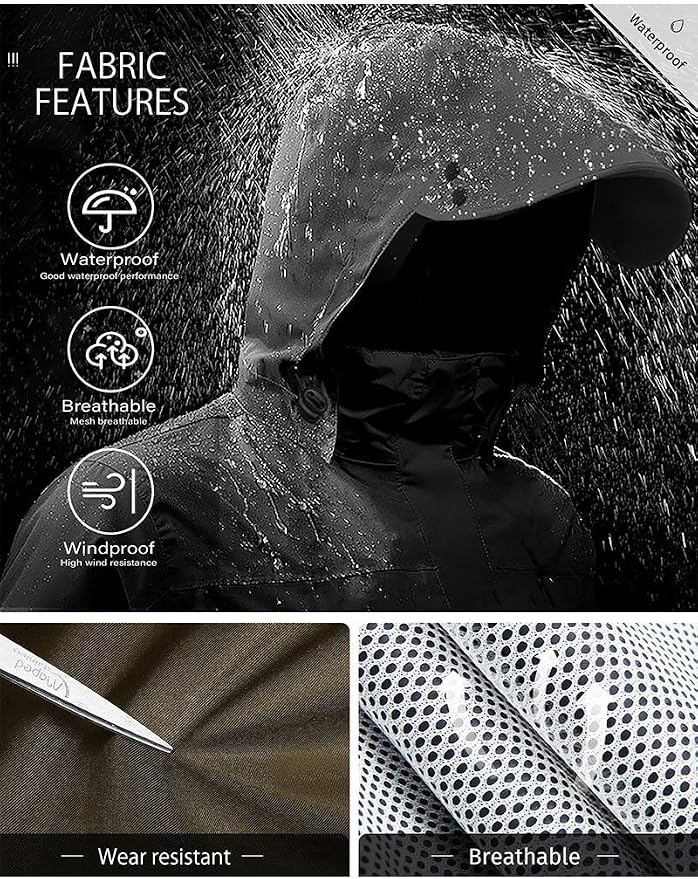 iCreek Rain Suit Waterproof Jacket - Image 3