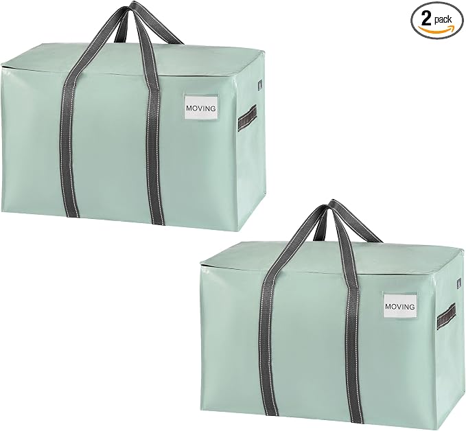 VENO 2 Pack Moving Bags, Heavy Duty, Moving Boxes Alternative, Packing Storage by Veno