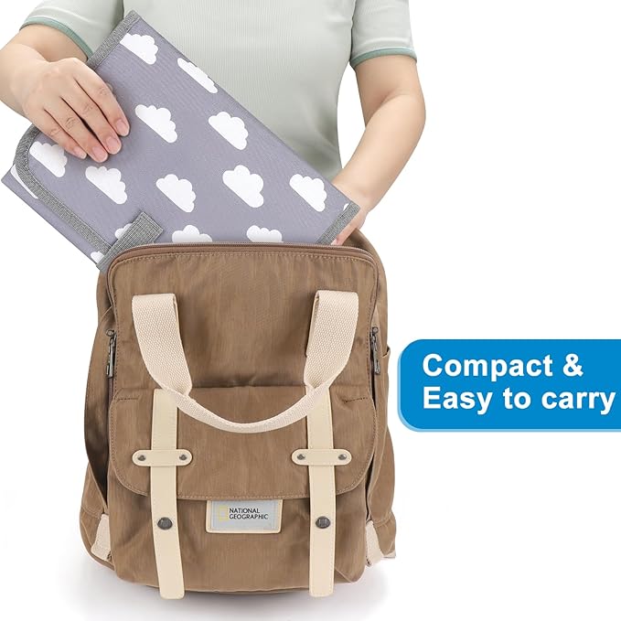 Accmor Portable Diaper Changing Pad, Waterproof Baby Changing Mat, Foldable - Image 4