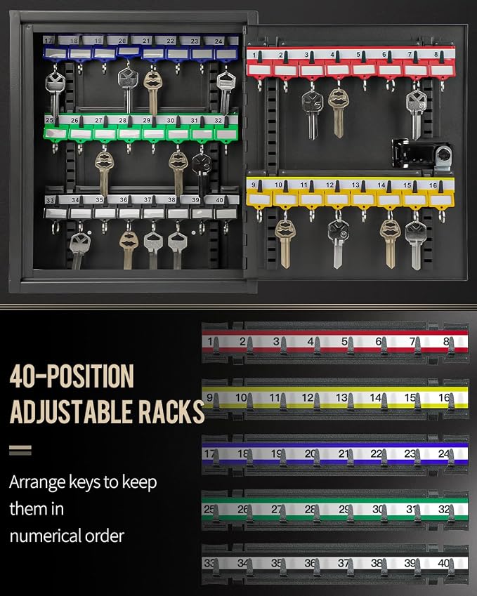 Uniclife 40 Position Key Cabinet - Image 5