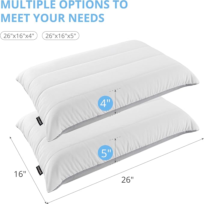 EGOHOME Cooling Memory Foam Pillow - Image 9