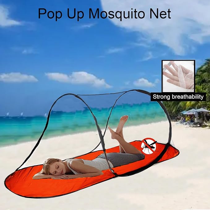CMINGJ Large Pop Up Mosquito Tent, Portable Foldable Mosquito Net - Image 2