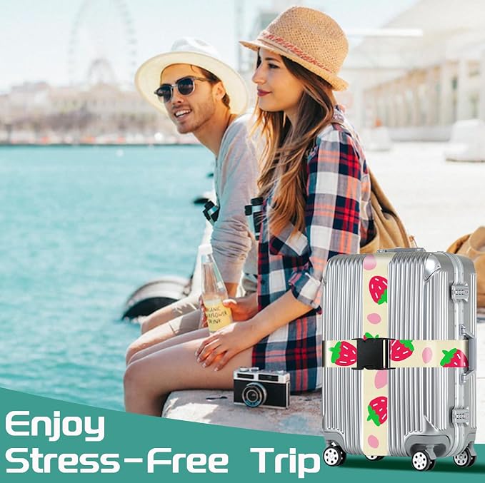 Slohif Luggage Straps for Suitcases Travel Belt Accessories Luggage Connector - Image 7