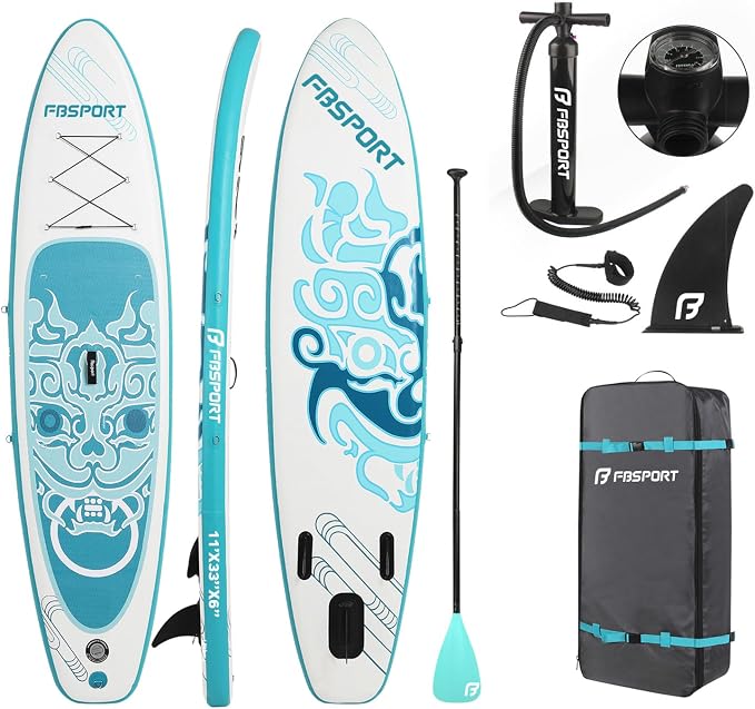 FBSPORT 11' Premium Stand Up Paddle Board, Yoga Board by FBSPORT