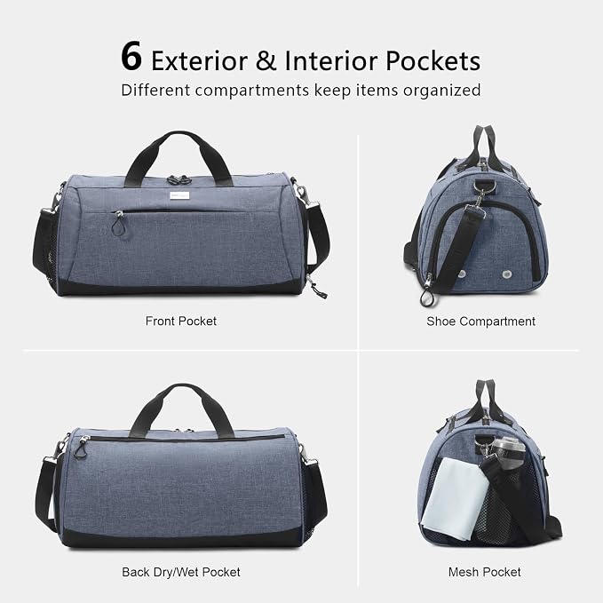 TOPDesign Gym Bag for Women & Men, Unisex Duffel Bag - Image 5