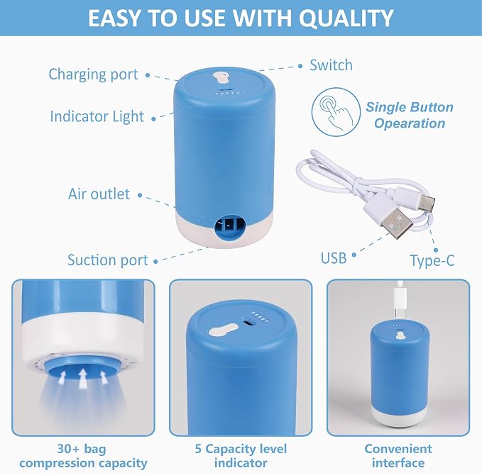 12 Pack Travel Vacuum Storage Bags - Image 5