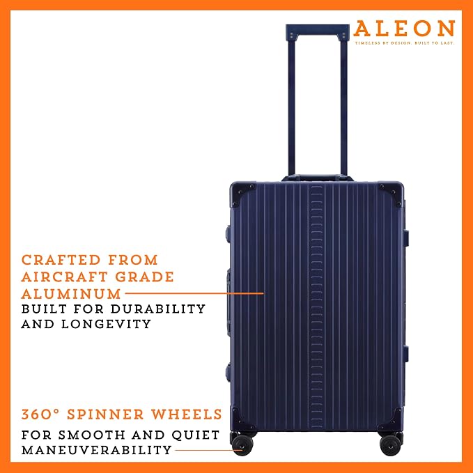 Aleon All Aluminum Lightweight 26" Carry-On Luggage - Image 2