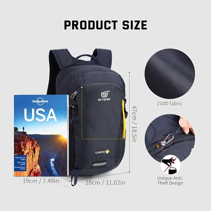 SKYSPER Small Hiking Backpack, 20L/30L Lightweight Travel Backpacks Hiking - Image 5