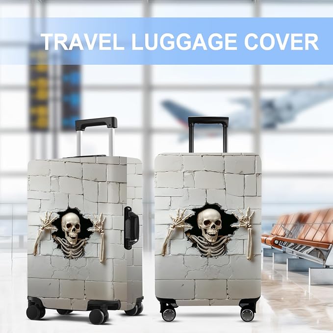 Luggage Cover Washable Suitcase Protector Anti-Scratch, Stretchable Fit - Image 5