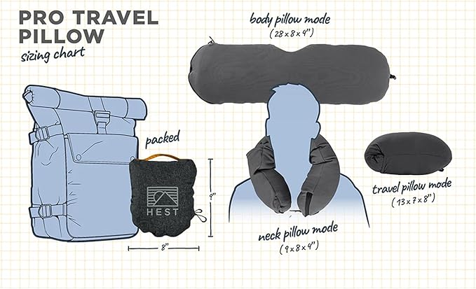 HEST Pro Travel Pillow - Image 2