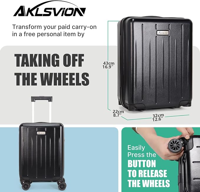 18-inch Carry-on Boarding Luggage: Equipped - Image 4