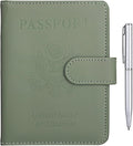 TIGARI Passport Holder for Travel Women Men, PU Leather Waterproof RFID by TIGARI