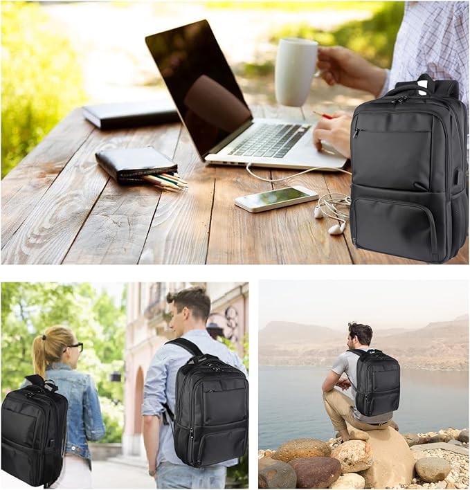 Laptop Backpack Fits 17 Inch Computer, Bussiness Travel Backpack - Image 2