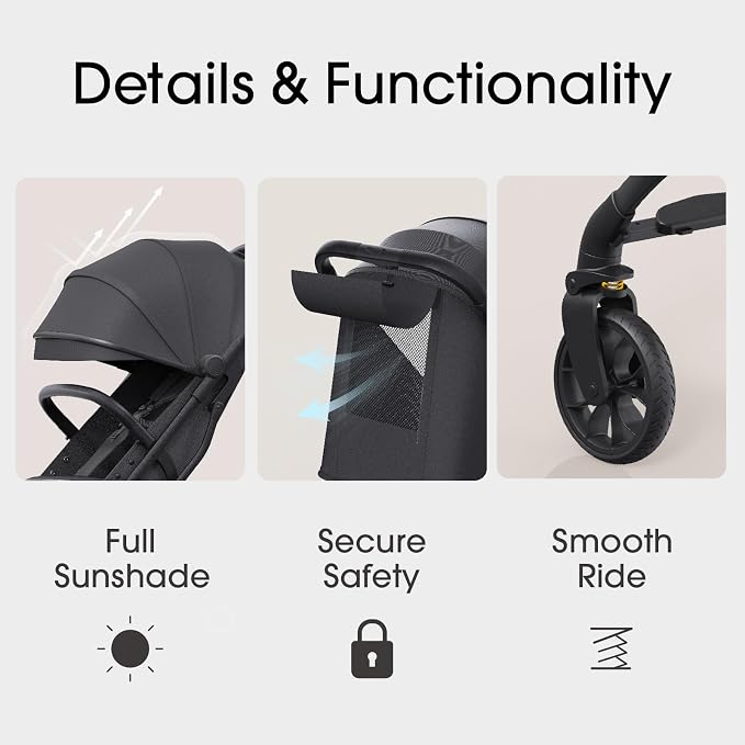 newyoo Lightweight Baby Travel Stroller, Compact Toddler Strollers w - Image 6