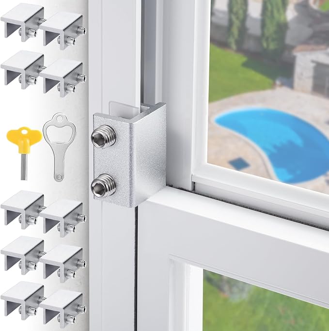 Sliding Window Locks, for Horizontal Sliding Windows, Window Security Lock by CRODOER