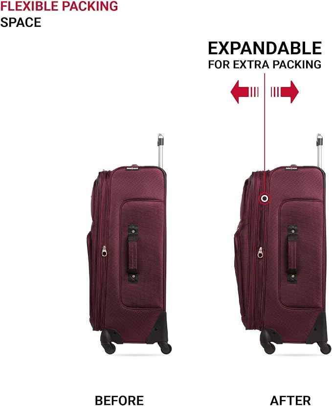 SwissGear Sion Softside Expandable Luggage, 2-Piece Set - Image 6