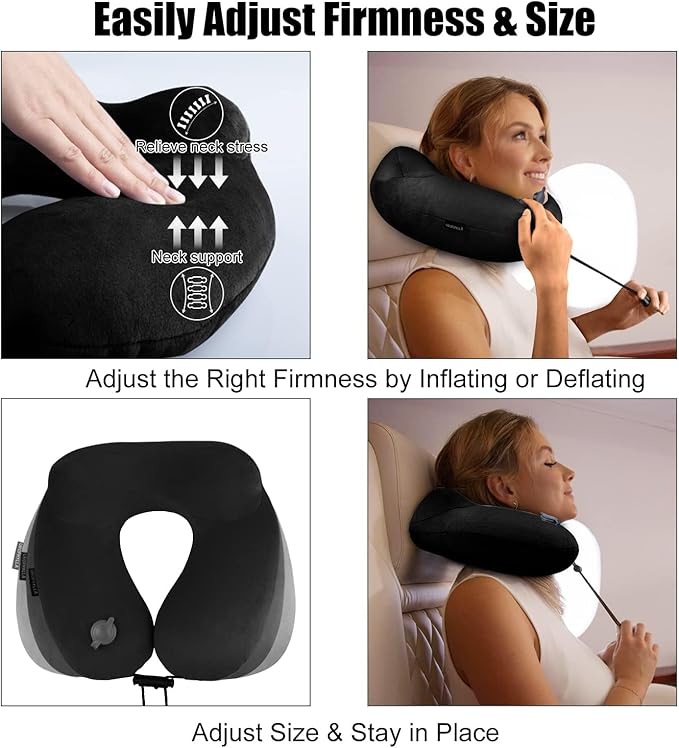 urophylla Inflatable Travel Neck Pillow - Image 5