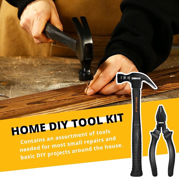 DEKOPRO 150 Piece Tool Set, General Household Hand Tool Kit, Home Repair Tool - Image 5