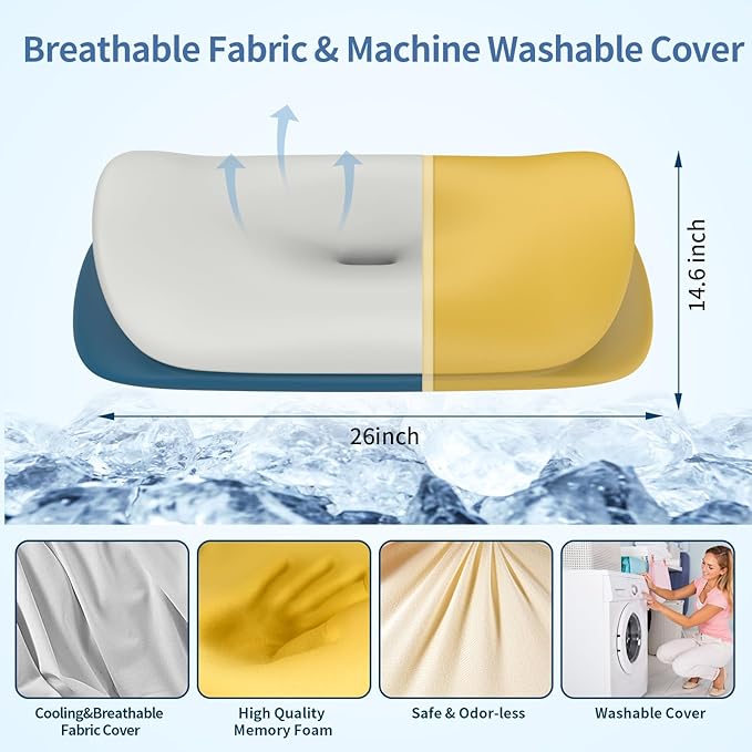 Cervical Neck Pillow for Pain Relief - Image 3