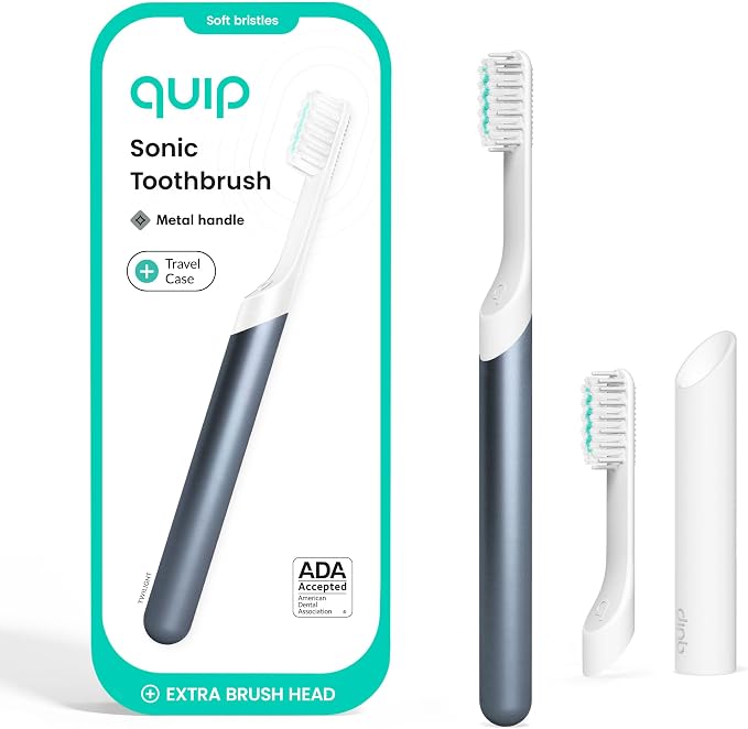 Quip Metal Sonic Toothbrush, Electric Toothbrush by quip