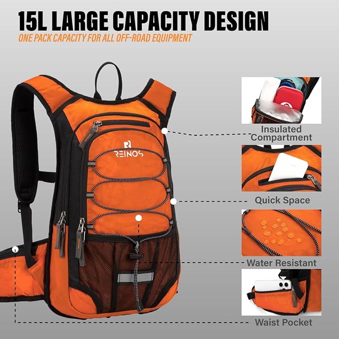 Hydration Pack Backpack with 3L Water Bladder - Image 2