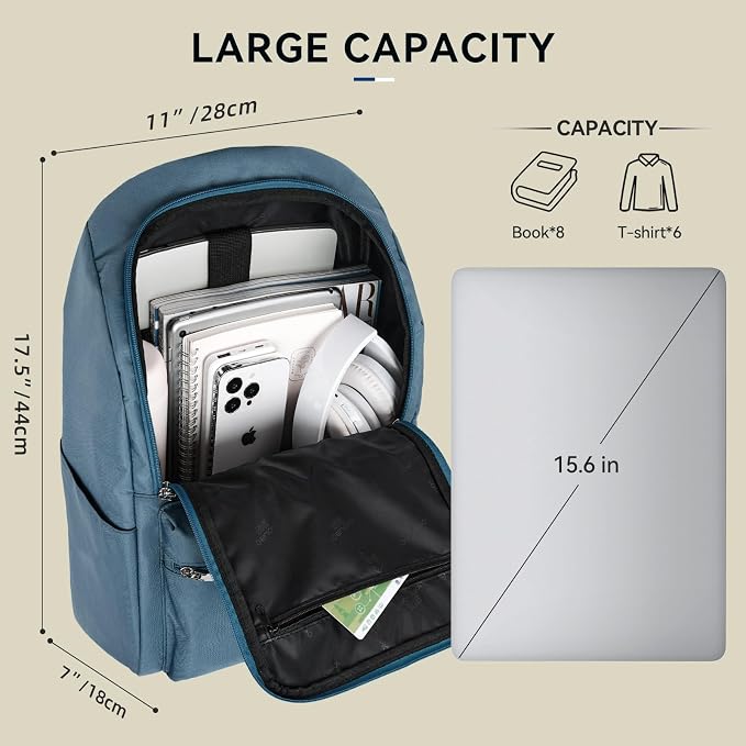 OMOUBOI Casual Daypacks Superbreak Backpack 14 inch Laptop Backpack - Image 7