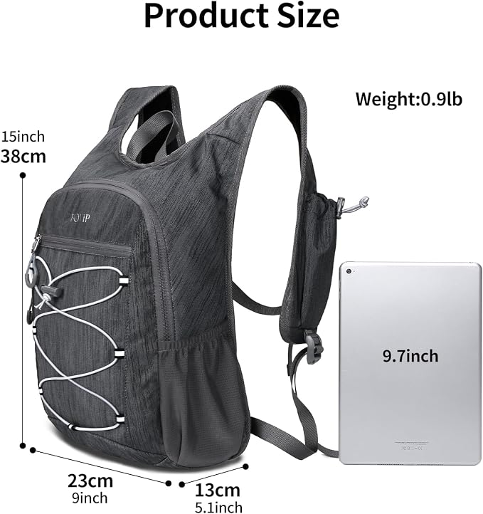 BOVIP 20L Hiking Backpack Lightweight Packable Hiking Daypack Small Travel - Image 5