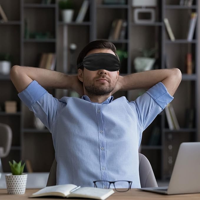 2Pack Silk Sleep Mask, Eye Mask - Image 6