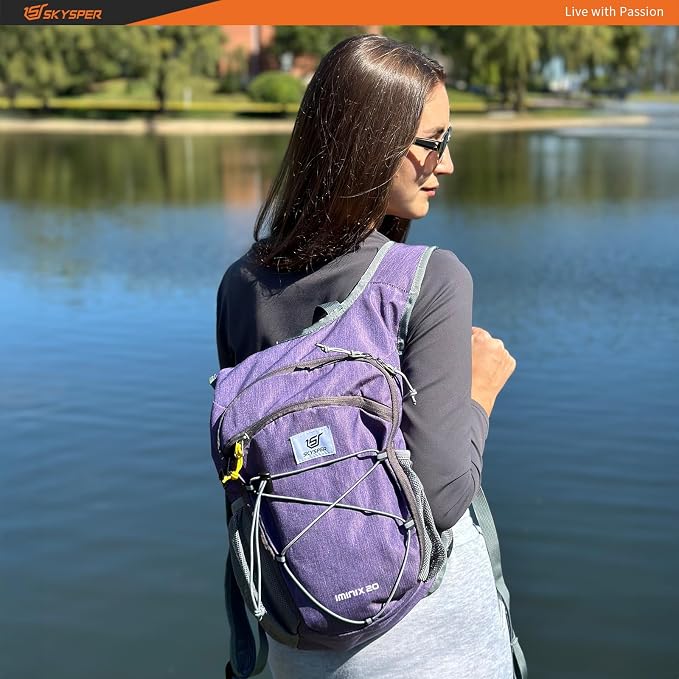 SKYSPER 15L/20L Foldable Hiking Backpack Lightweight Packable Travel Daypack - Image 6