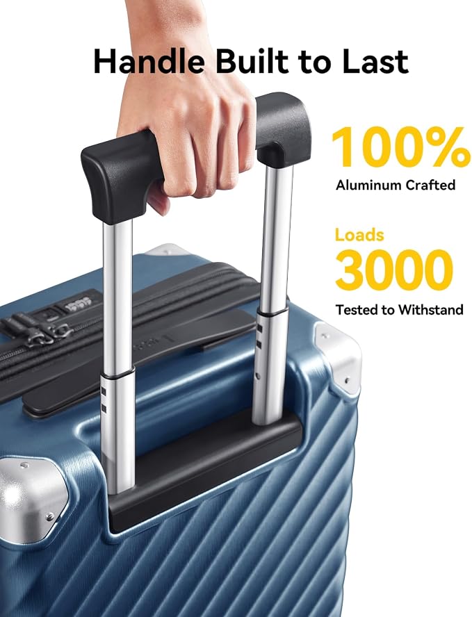 LUGGEX Luggage with Spinner Wheels, Polycarbonate Expandable Hard Shell Suitcase - Image 9