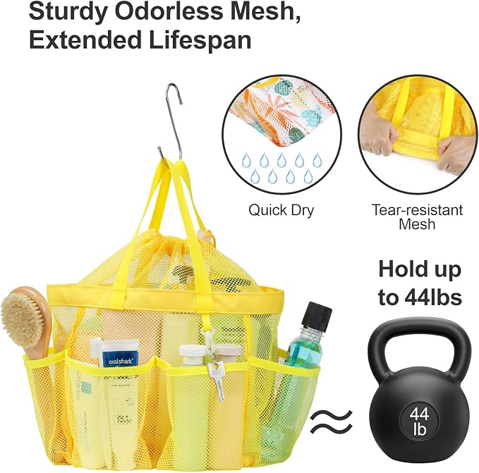 F-color Mesh Shower Caddy Portable - Image 4