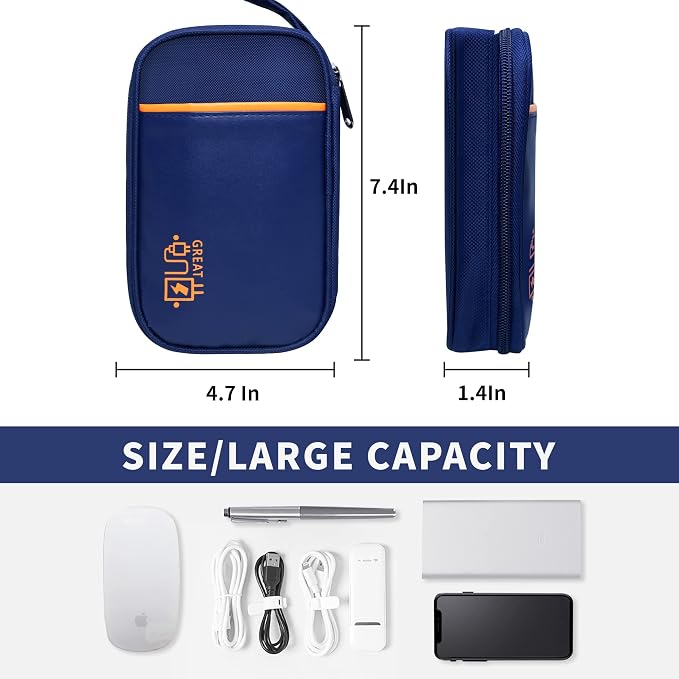 Travel Cable Organizer Bag Pouch Electronic Accessories Carry Case Portable - Image 4