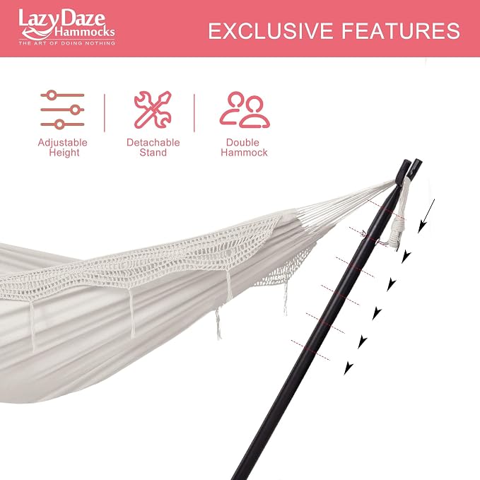 Lazy Daze Hammocks 9FT Double Hammock - Image 3