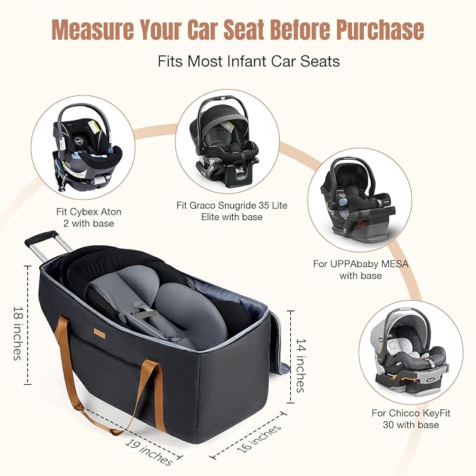 Infant Car Seat Travel Bag - Image 2